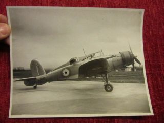 C.  1944 Ww2 Photograph Roc Perseus Xii Aeroplane Fc79