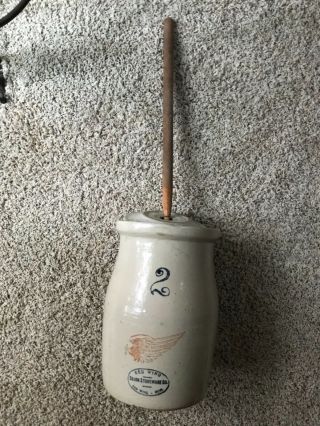 Red Wing 2 Gallon Butter Churn With Dasher