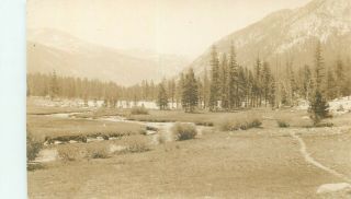 California Yosemite National Park Boysen Studio Old Real Photo Postcard