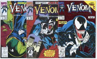 Venom: Lethal Protector 1 - 6 Complete Set Avg.  Nm,  9.  6 Marvel 1993 A