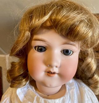 C1890 24 " German Bisque Doll Armand Marseille 390 On Body W/greatoutfit