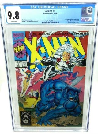 1991 Marvel Comics X - Men 1 Legend Reborn Storm Beast Cgc 9.  8 - 1st App Acolytes