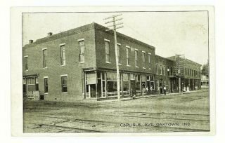 Oaktown,  Indiana Vintage 1900 
