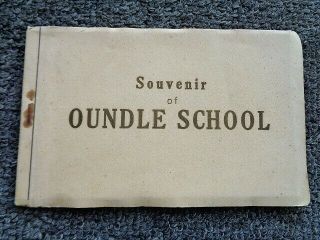 Oundle School - Old Souvenir Views 9 X Northamptonshire Postcards