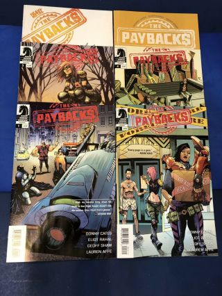 The Paybacks 1 - 4 Complete Set Run Htf Cates Shaw Crossover Heavy Metal 3&4 Nm,