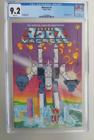 Macross 1 Cgc 9.  2 Robotech The Macross Saga Comico 1st Series 1984
