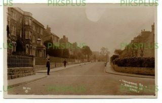 Old Postcard Trowbridge Road Bradford On Avon Wiltshire Bt Ox Real Photo C.  1910