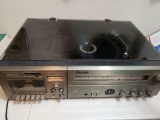 Vintage Quasar Integrated Audio System Cs7400,  Turntable,  Am/fm,  Cassette Player