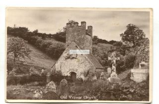 Old Vaynor Church,  Merthyr Tydfil - 1946 Glamorgan Real Photo Postcard