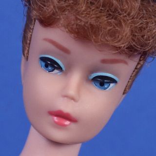 Vintage Mattel Titian Ponytail Barbie With Coral Lips Rare Beauty :)