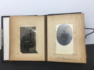 Civil War Era Photographs Tin Types Tintype Cdv Identified Maine Family Album