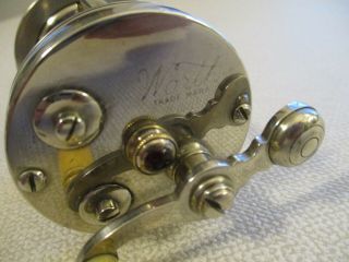 Early German Silver Pflueger Worth Kentucky Style Casting Reel