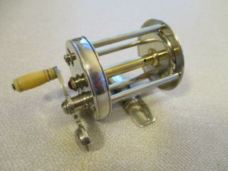 Early German Silver Pflueger Worth Kentucky Style Casting Reel 5