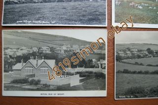 8x Vintage Niton Village postcards old photograph RP Isle of Wight School photo 3