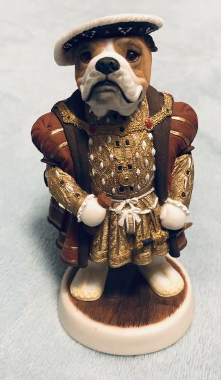 Robert Harrop Doggie People Bulldog King Henry Viii Figurine