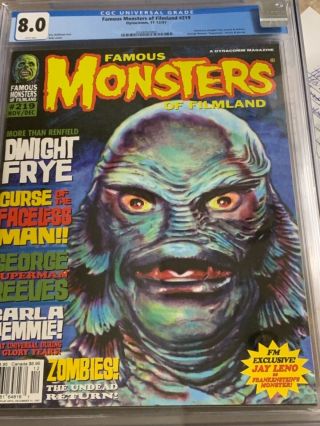 Famous Monsters Of Filmland 219 Cgc 8.  0