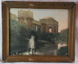 Cardinell - Vincent: The Palace Of Fine Arts In San Francisco,  Hand Tinted Photo