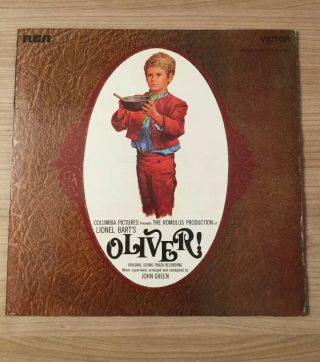 Oliver Soundtrack Vinyl Lp Album Record Uk Sb - 6777 Rca Victor 1969