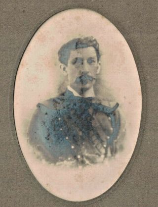 Photo Dr William Alfred Knapp Civil War Company C 1st Louisiana Cavalry Ogden ' s 3