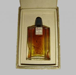 Antique VERY RARE French Coty Chypre Perfume Bottle With Box Circa 1917 2
