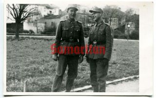 B19/2 Ww2 Wehrmacht German Gebirgsjager Edelweiss Soldiers Postcard