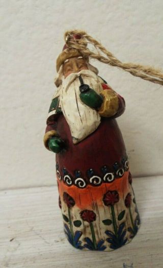 Jim Shore Heartwood Creek Santa Claus With Pipe Ornament B107461 2002