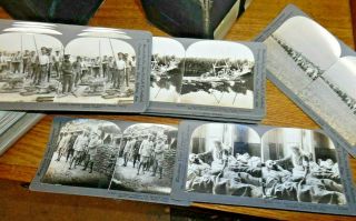 Antique Underwood Stereo Viewers w/ Keystone WWI Vol.  1 - 4 Cards,  More 6