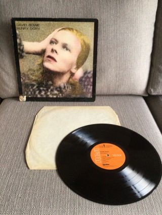 David Bowie Hunky Dory 1971 Lp Rare Canada Press Vinyl