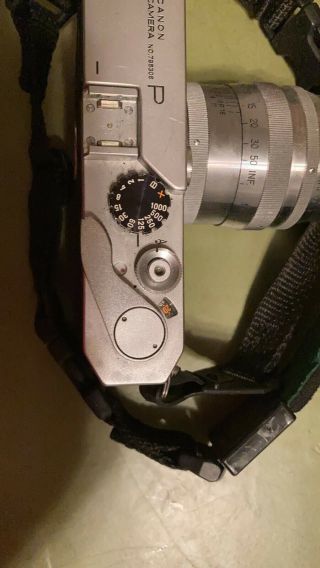 Vintage Canon Camera No.  796306 W/ Nikkor Kogaku Lens P.  C.  - 1:2 4