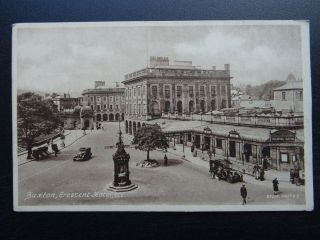 Derbyshire Buxton The Crescent Hotel & Thermal Baths - Old Postcard By Frith