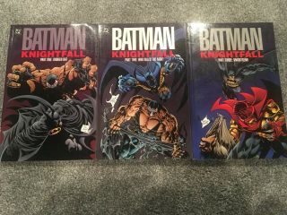 Batman Knightfall Vol 1 2 3 Dc Paperback Tpb 2012 (vf)