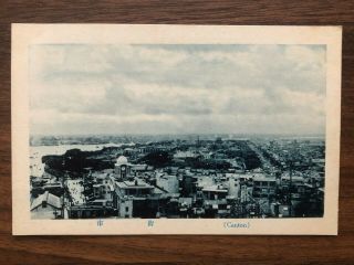 China Old Postcard Chinese City Wohle View Canton