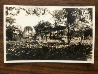 China Old Postcard Chinese Garden Pavilion Canton Shanghai Swatow Yunnan