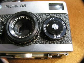 Vintage Rollei 35 Compact Film Camera 40mm F3.  5 Lens 6