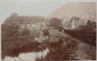 Pontywain Near Risca,  Monmouthshire,  Wales,  Real Photo Old Postcard,  Unposted