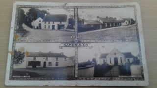 Vintage Real Photo Postcard Views Of Sandholes Co Tyrone N Ireland 1916