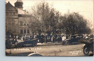 Grand Rapids Minnesota Rppc Real Photo Postcard The Old Central School
