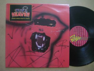 Heaven Where Angels Fear To Tread Rare Aussie Heavy Metal Lp 1983 - Vpl1 6666