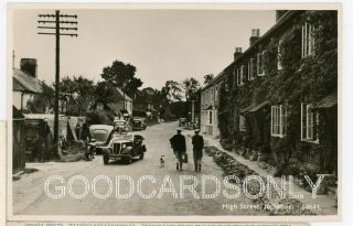 Itchenor High Street - Old Cars - Sussex - Rp - A30 23 - Rare Card