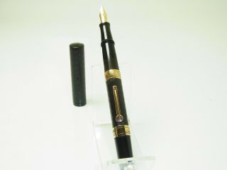 Rare Vintage Waterman´s 12 Psf Hard Rubber Fountain Pen Flexy M Nib