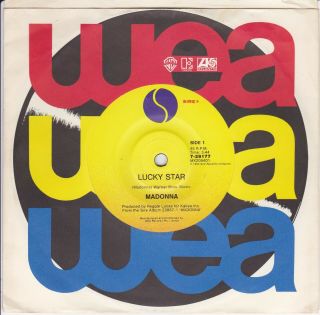 Madonna - Lucky Star / I Know It - Rare Label Aust.  7 " 45 Vinyl Record - 1983