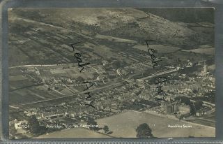 Old Postcard,  Axbridge From The Air,  Somerset