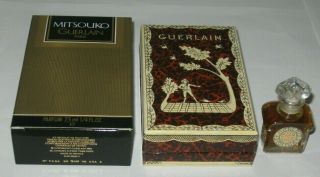 Vintage Guerlain Mitsouko Perfume Bottle & Boxes 1/4 Oz Full 1983 - 2