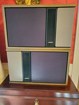 Vintage Bose 301 Series II Stereo Speakers 2