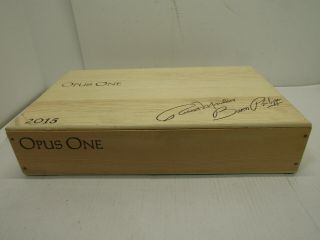 Old Wood Opus One Wine Mancave Barware Wine Crate Box