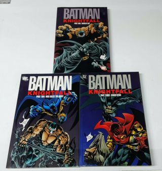 Batman Knightfall Trilogy Vol 1,  2,  & 3