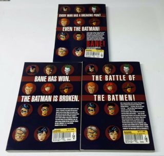 Batman Knightfall Trilogy Vol 1,  2,  & 3 2