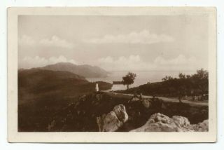 Greece Corfu Kerkyra View From Pelekas Village Old Photo Postcard