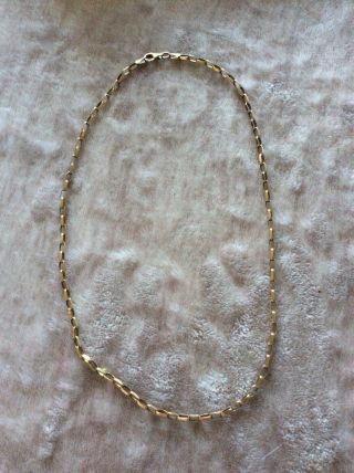 Hallmarked 9ct Gold Vintage Chain 18 Inches Good Strong Chain See More