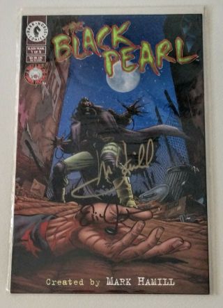 Dark Horse Comic The Black Pearl 1 Signed By Mark Hamill & Eric Johnson Nm
